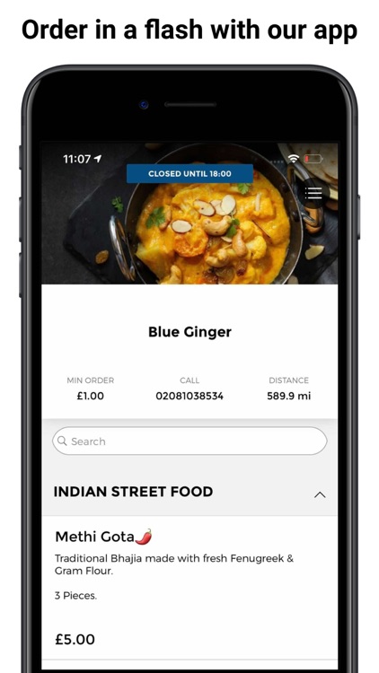 Blue Ginger App