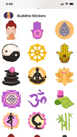 Game screenshot Buddha Purnima Stickers apk