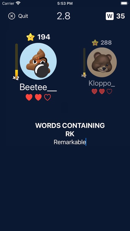 Word Bomb: Multiplayer