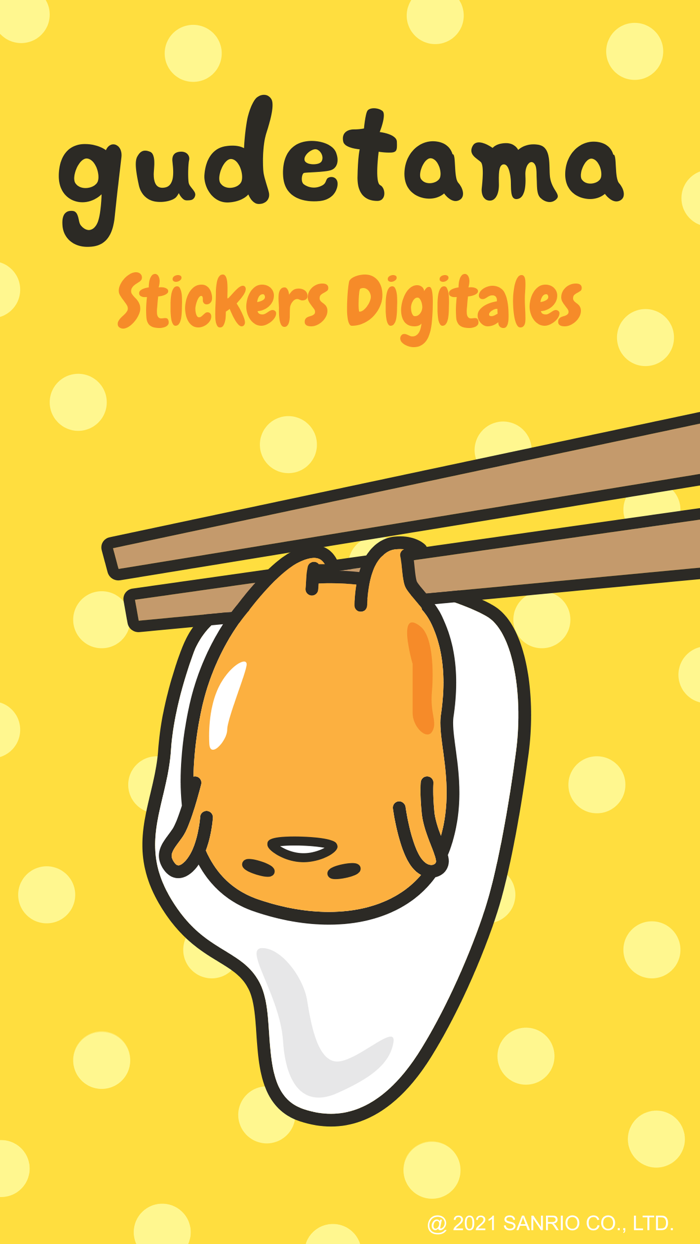 Gudetama Stickers Digitales