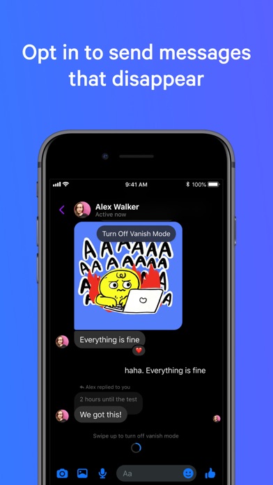 Screenshot 2 of Messenger App