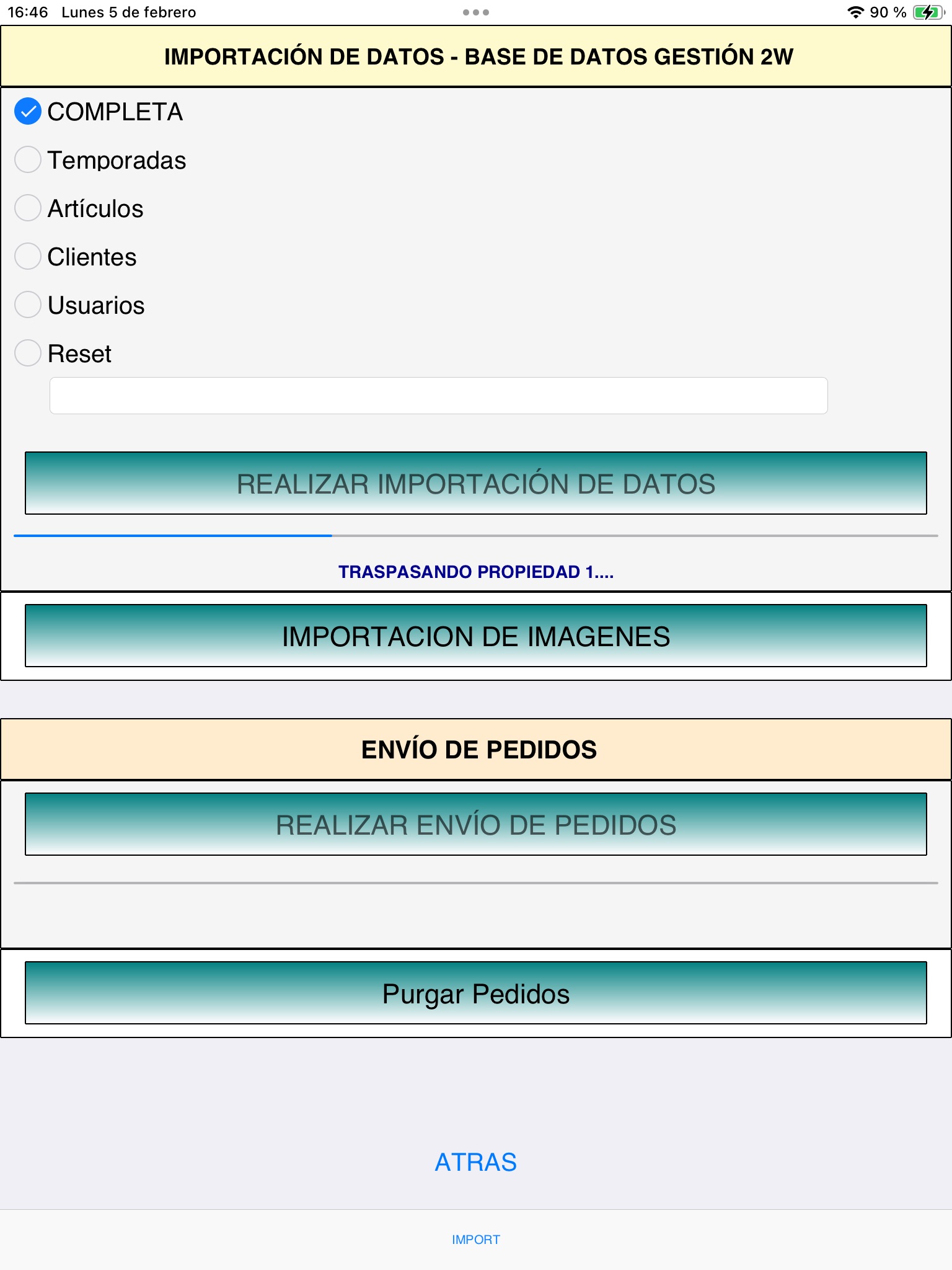 GESTION DE PEDIDOS OFFLINE 2W screenshot 4