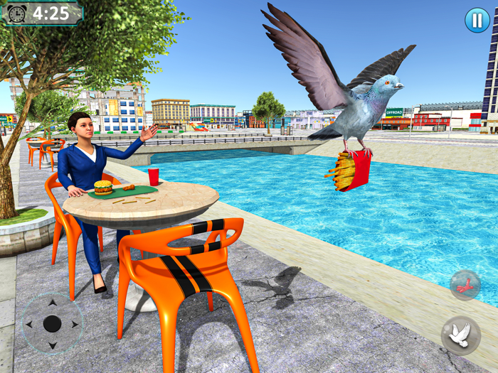 鴿子鳥飛行遊戲 sim 3D