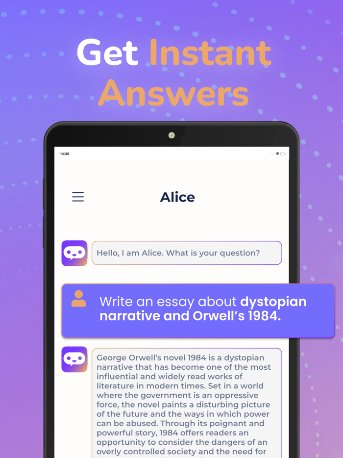 Alice AI Chat Bot, Assistant