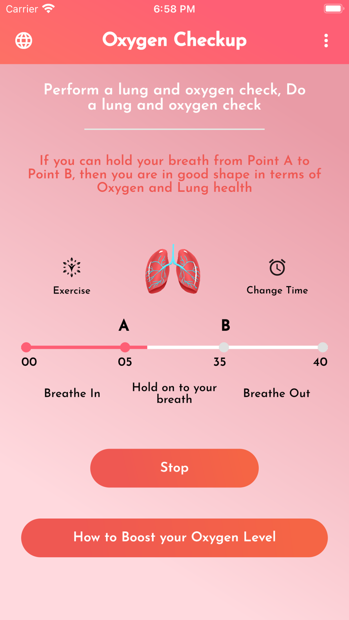 Oxygen Checkup