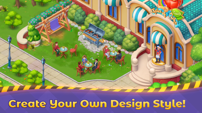 Grand Cafe Story － Renovation Hack screenshot 3 - game app interface