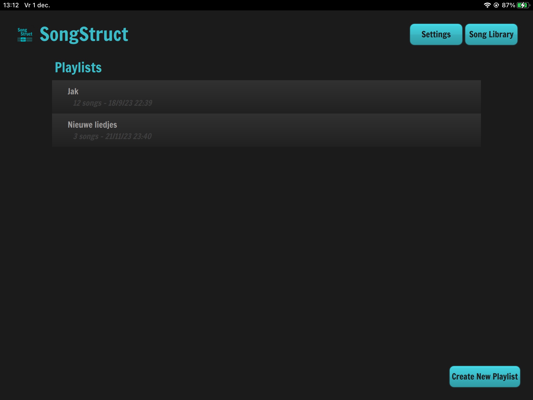 SongStruct screenshot 4