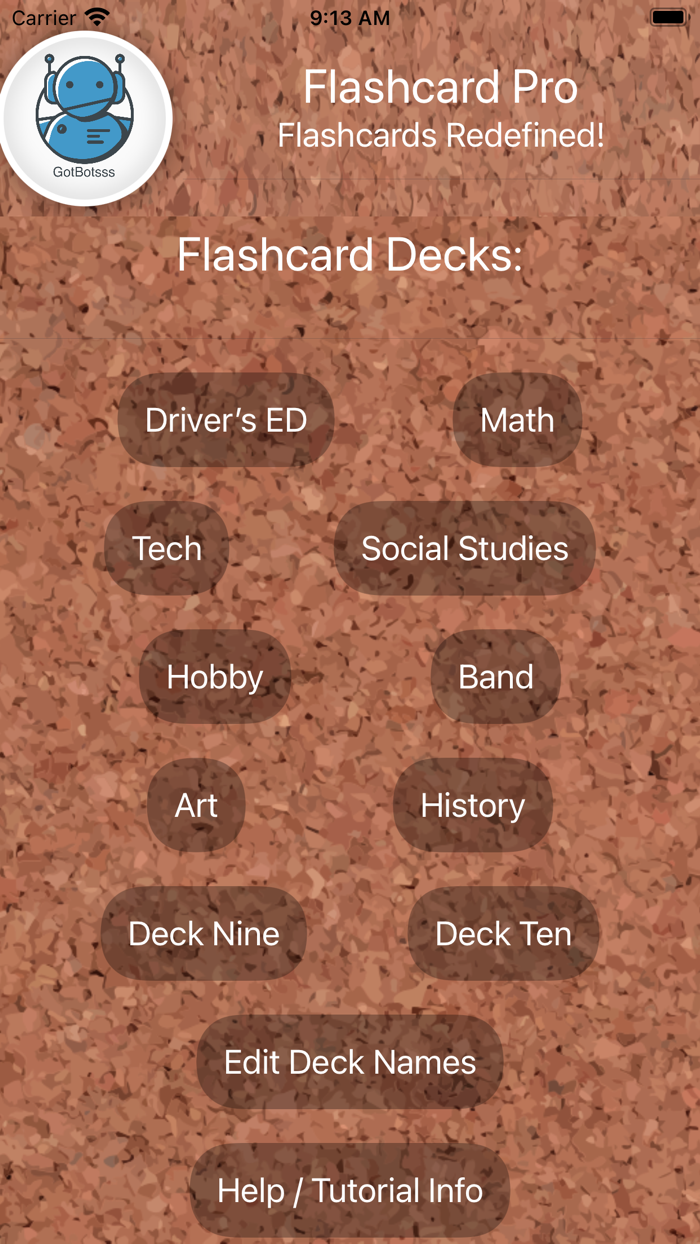 GotBotsss Flashcard Pro