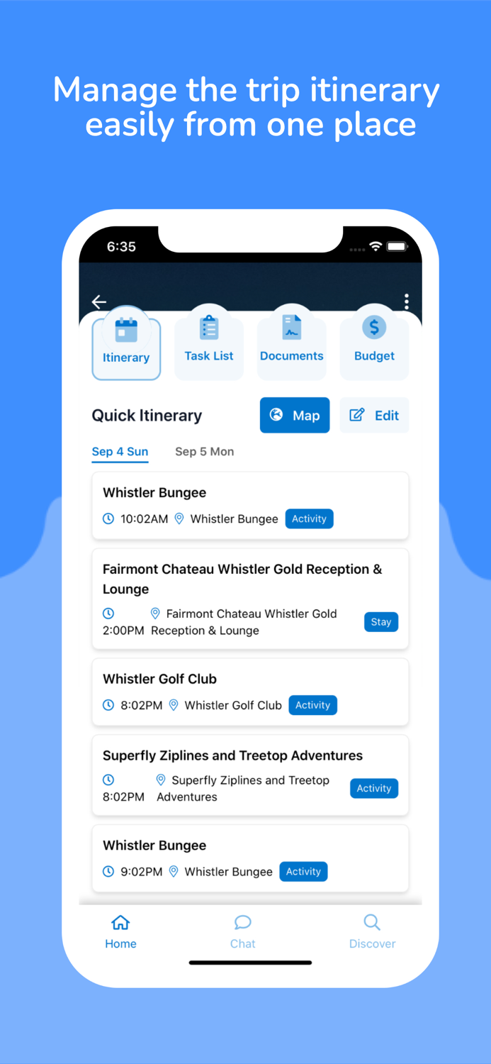 Whats The Plan Travel App