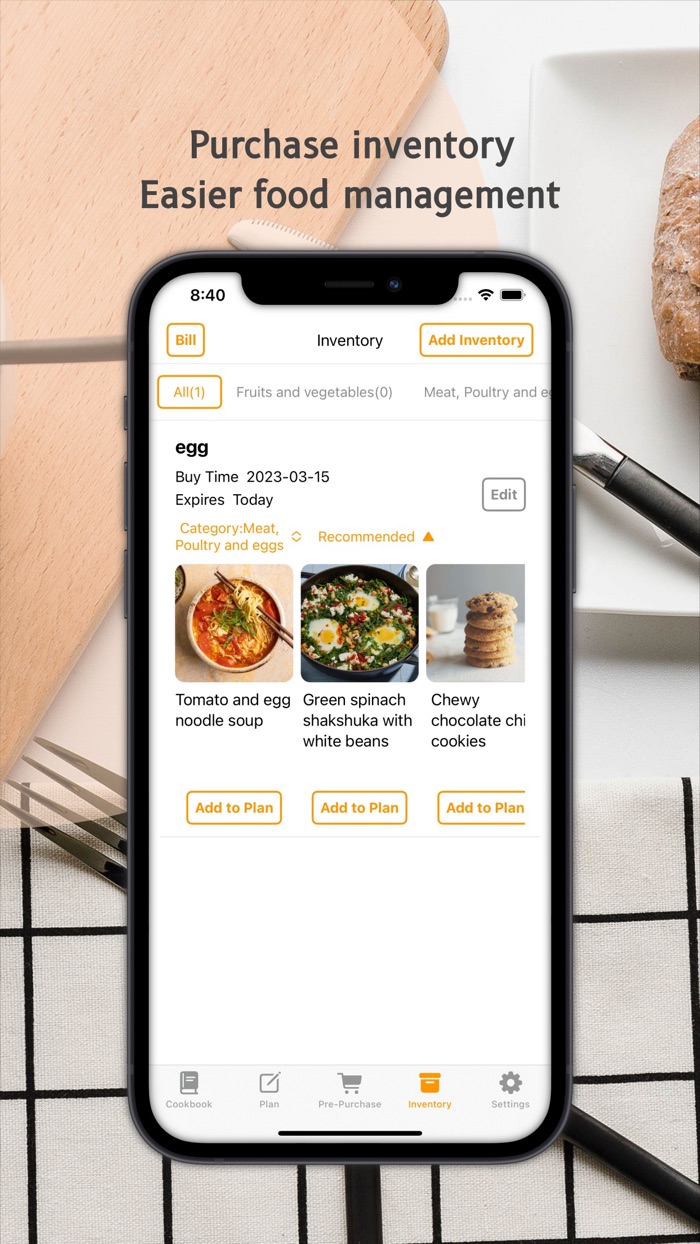Cooking plan - tasty recipes