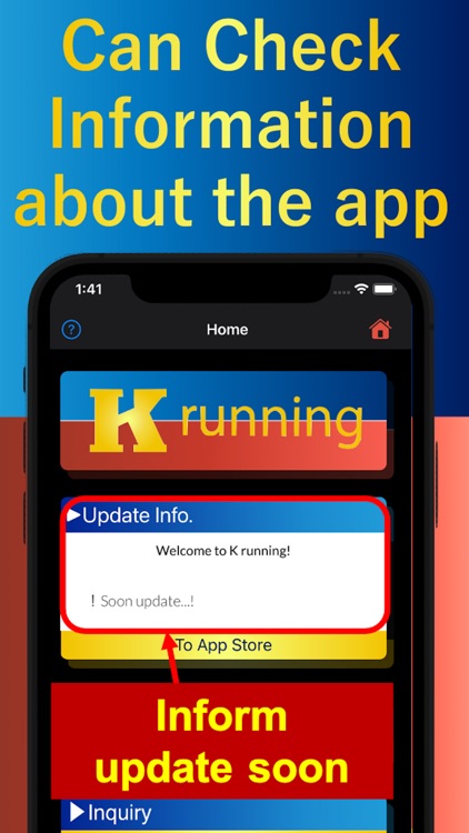 K running - walk notification