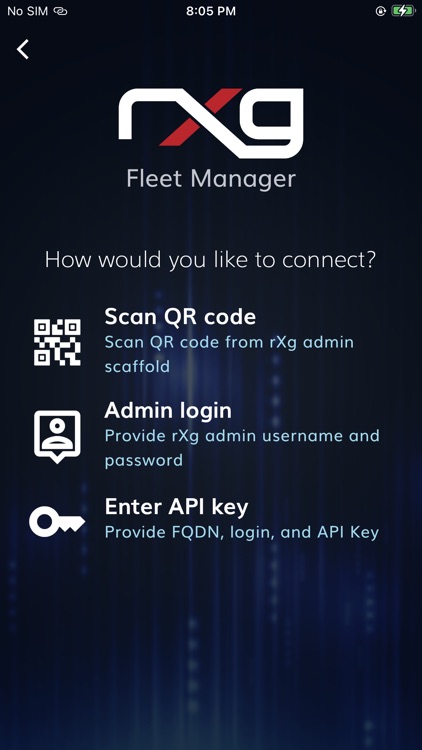 rXg Fleet Manager