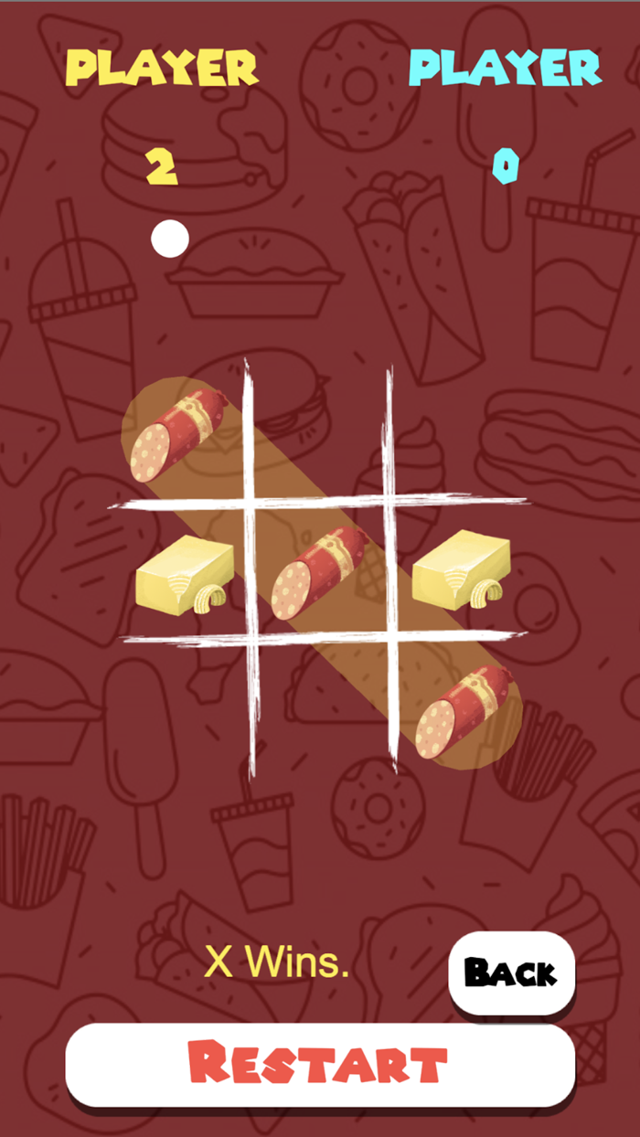 Tic Tac Toe Food