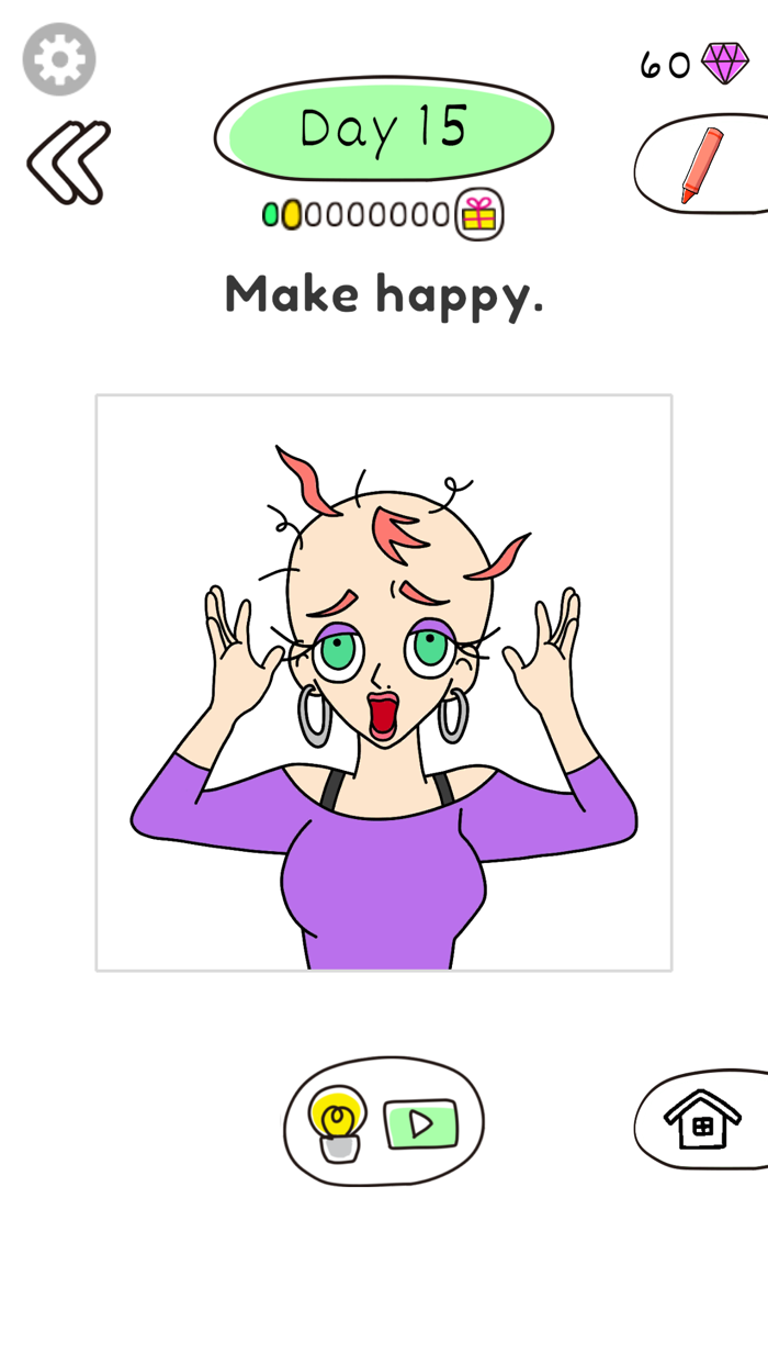 Draw Happy Dance  Puzzle Game