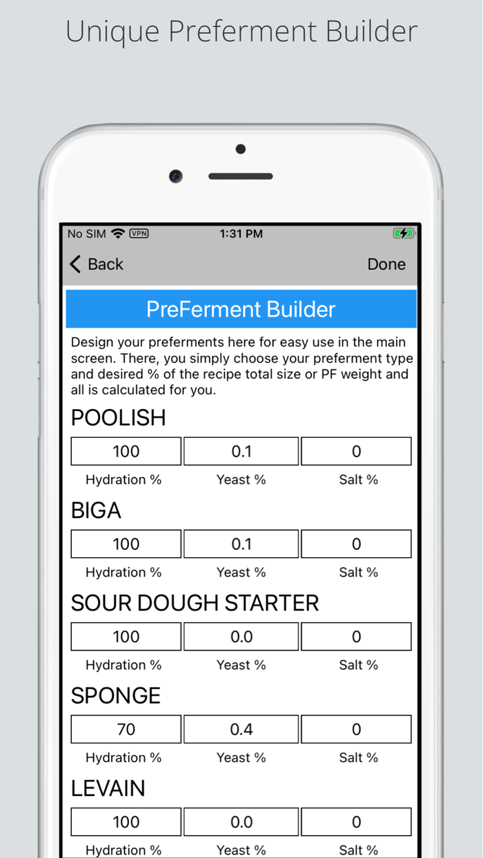 Bread Maker  Calculator
