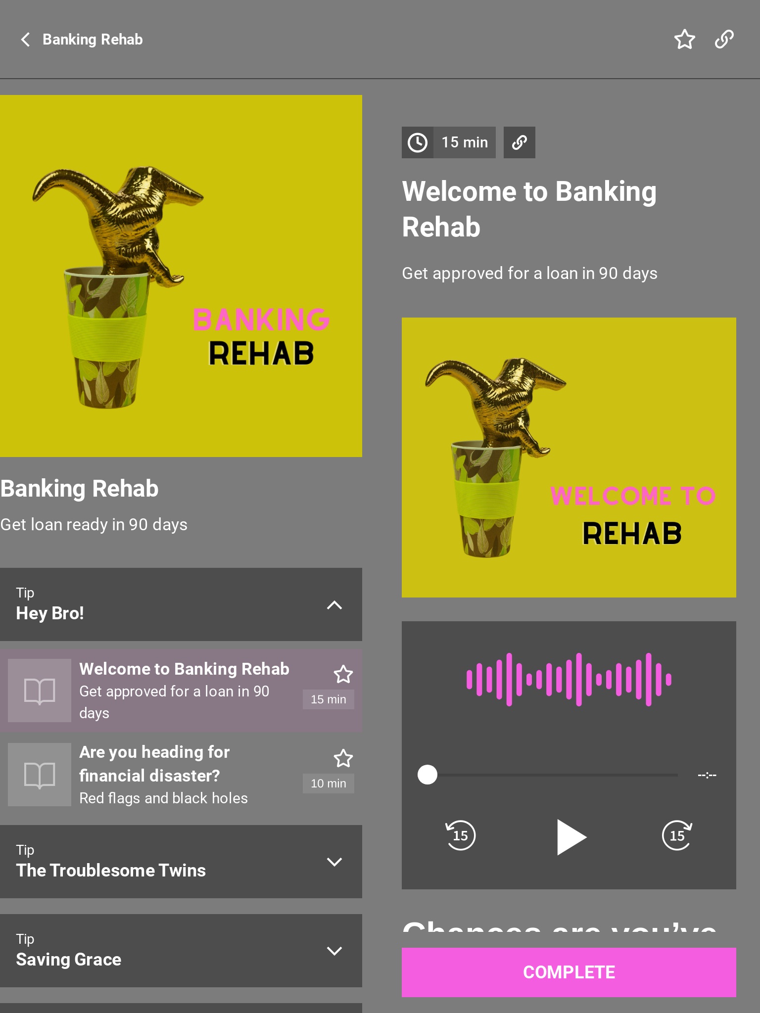 Banking Rehab screenshot 3