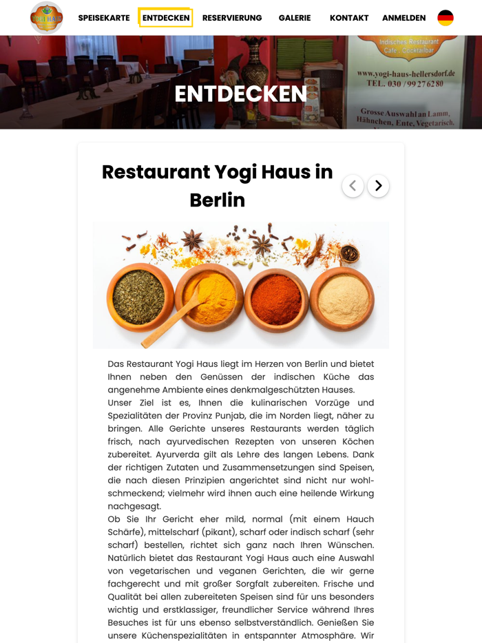 Restaurant Yogi Haus