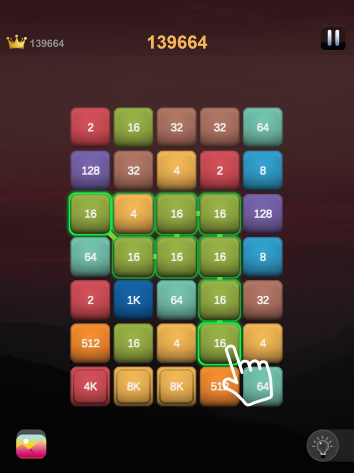 2248 - link merge 2048 puzzle