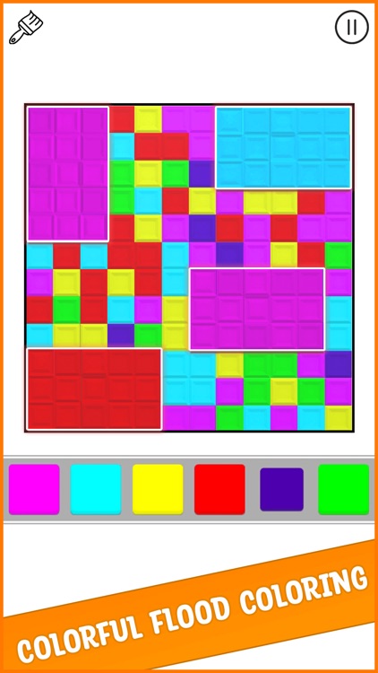 Floodfill Tiles Color Puzzle screenshot-3