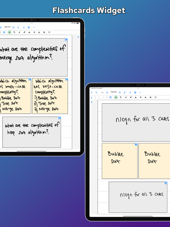Widget Notebook - Digital Ink