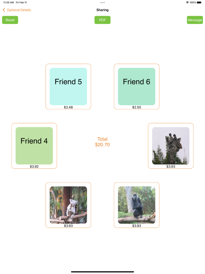 My Slice Bill Splitting