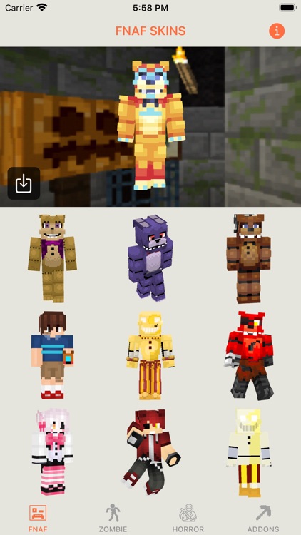 HORROR SKINS FOR MINECRAFT PE
