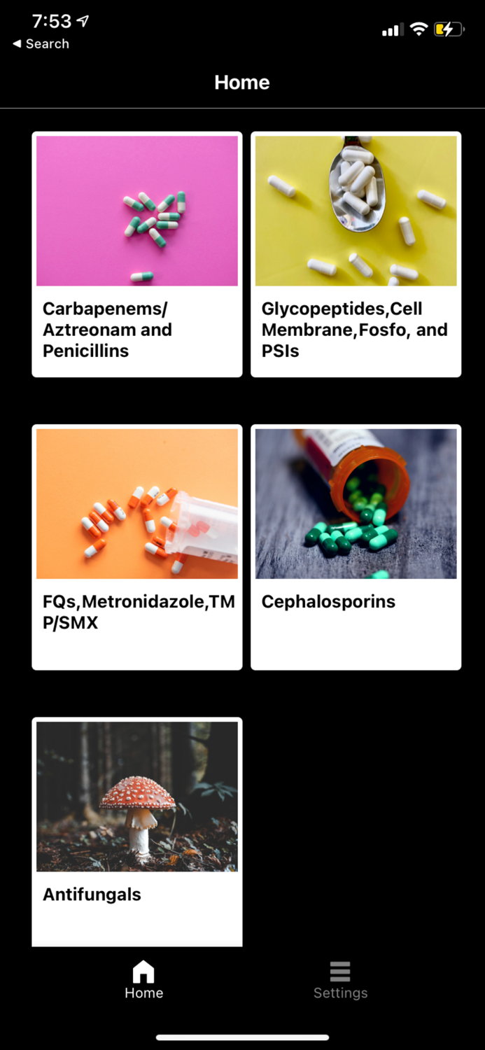 Pocket Spectrum - Antibiotics