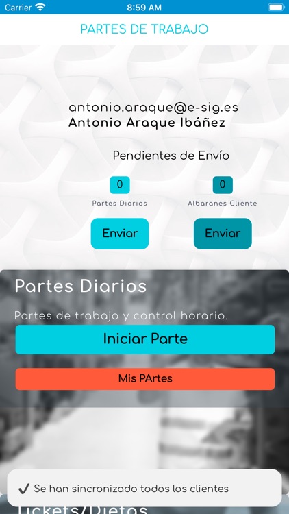 Partes Trabajo screenshot-9