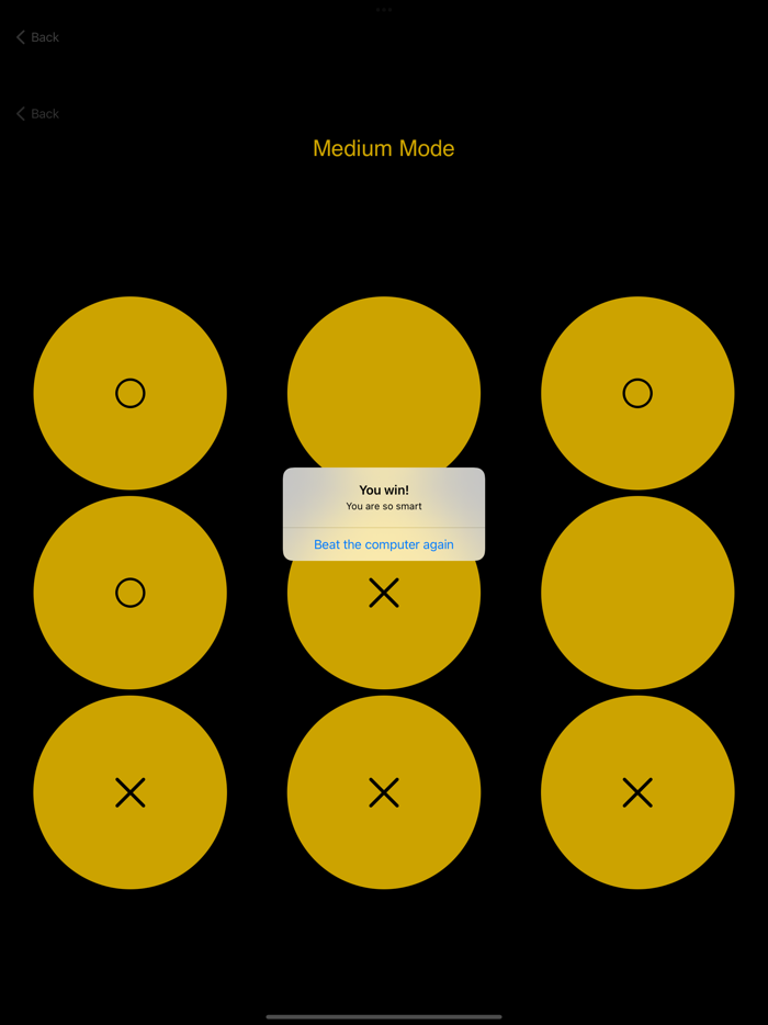 Tic Tac Toe Simplified Game