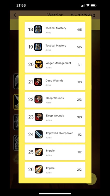 Legacy WoW Talent Calculator screenshot-3