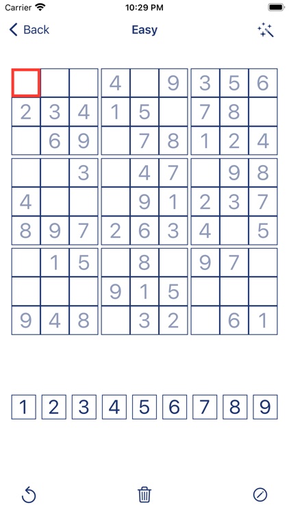 Sudoku - a puzzle game