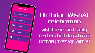 Screenshot #1 pour BirthdayWishAI