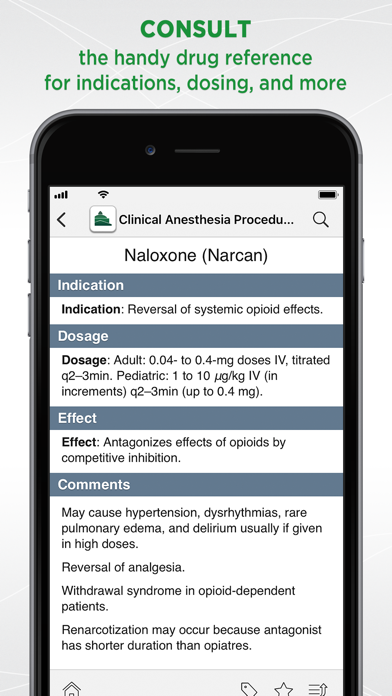MGH Clinical Anesthesia Screenshot