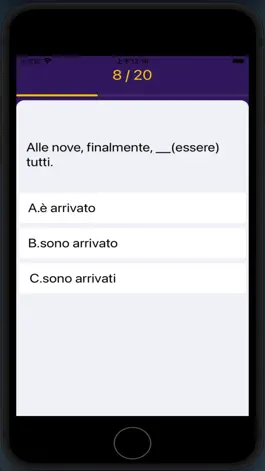 Game screenshot Italian Grammar Test LvB mod apk