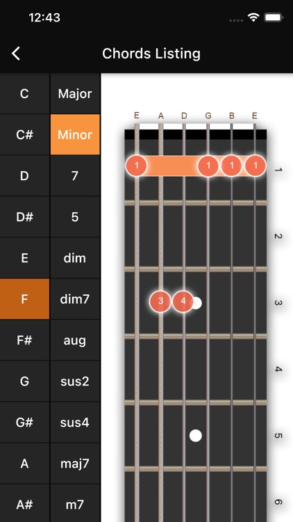 Basic Guitar Chords screenshot-3