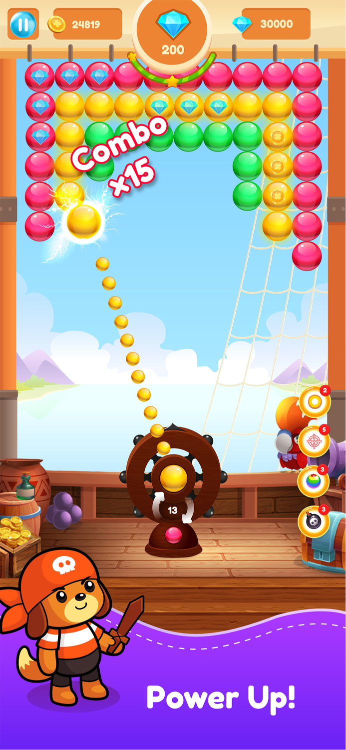 Pirate Diamond SAGABubble POP