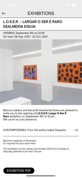 Game screenshot BALCONY - Contemporary Art apk