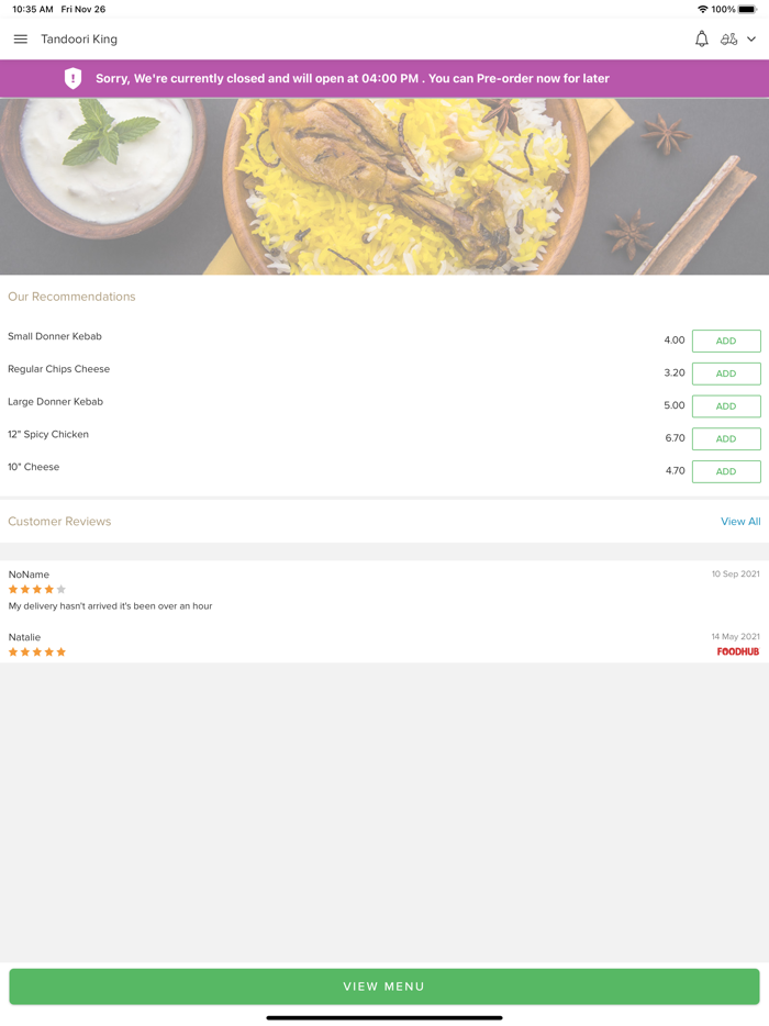 Tandoori King Hillington