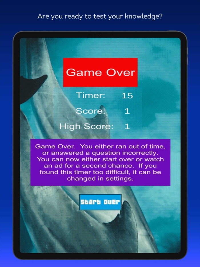 Sharks Trivia Challenge