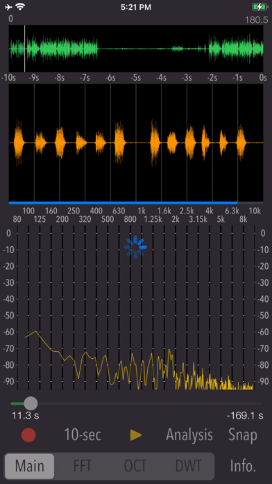 Wavelet Voice Sonogram screenshot1