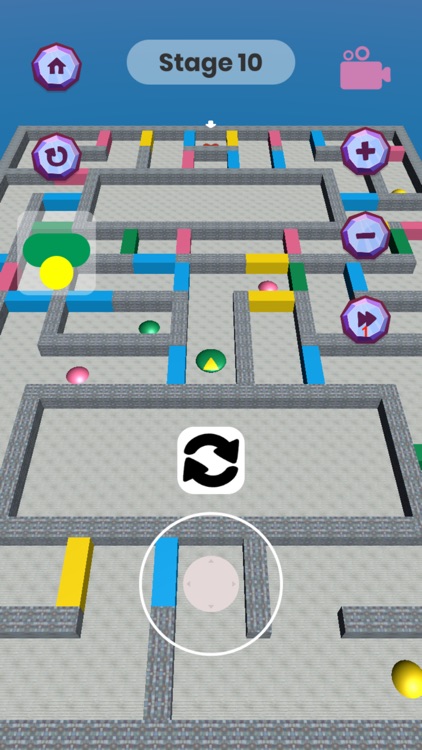 3D Colored Wall Maze screenshot-4