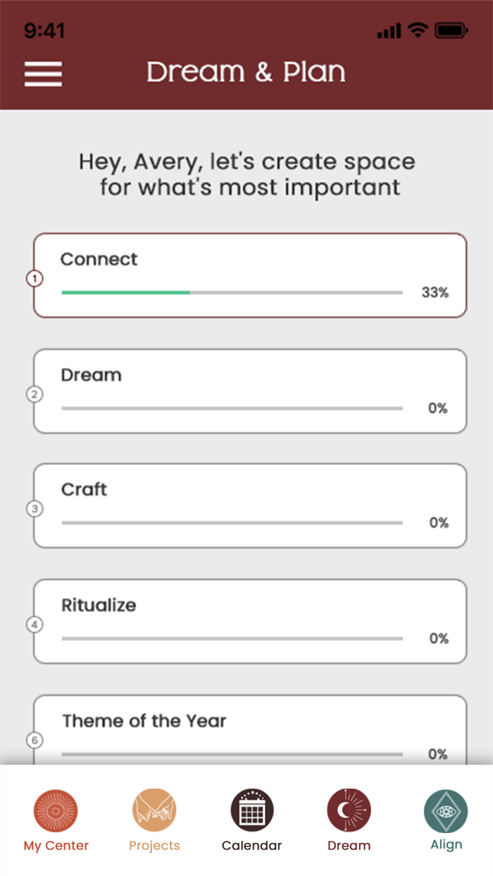 Dreambook and Planner