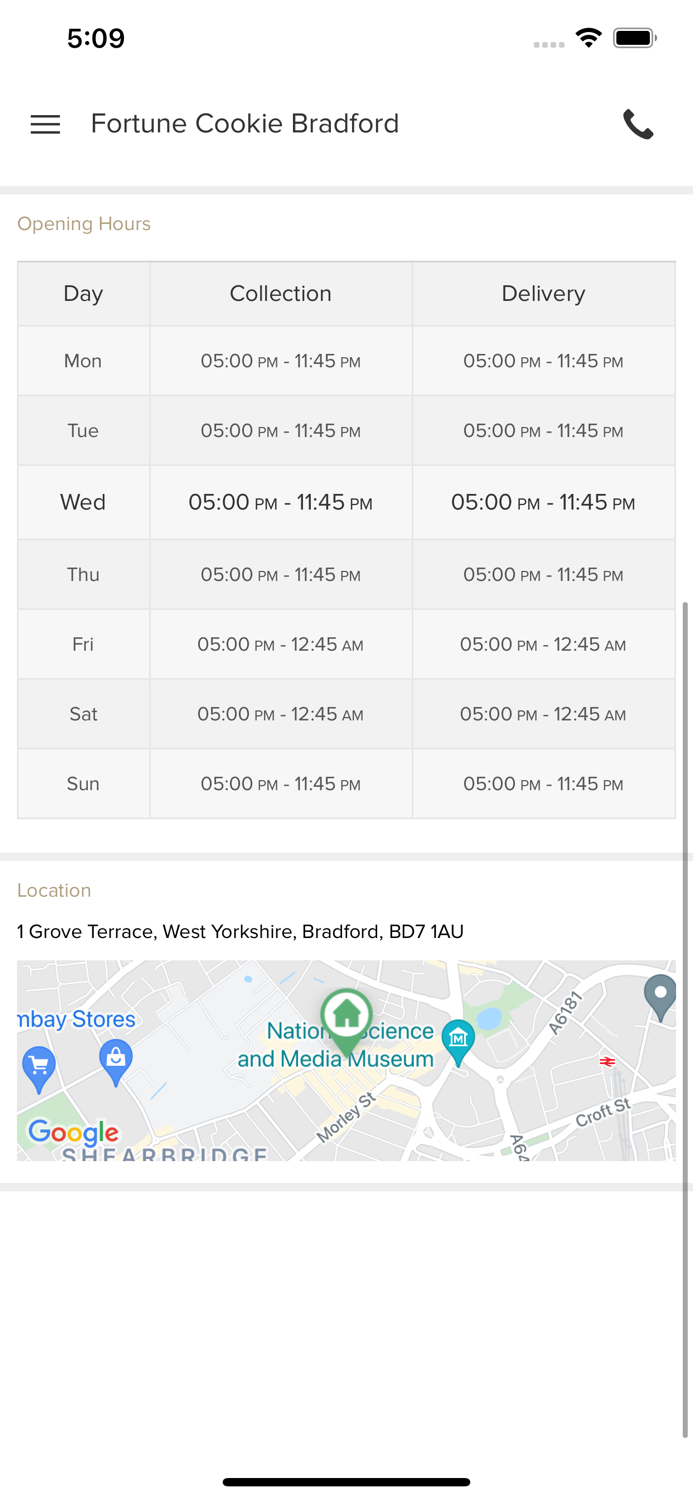 Fortune Cookie Bradford.