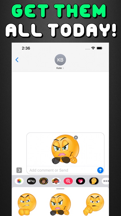 Bad Emoji for iMessage