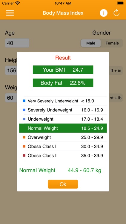 BMI Calculator for Men & Women