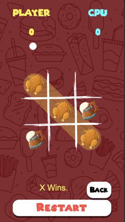 Tic Tac Toe Food screenshot-8