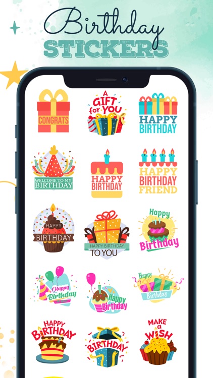 Birthday Stickers & Wishes