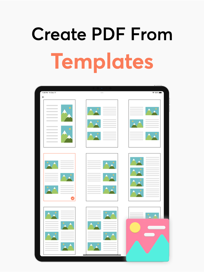 iPDF Picture to PDF Converter