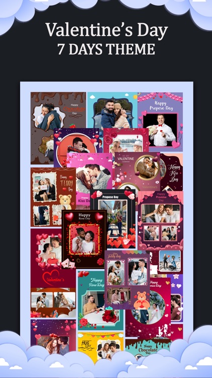 Valentine's Day Photo collage-