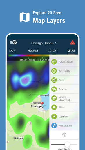 WeatherBug – Weather Forecast captura de pantalla 5